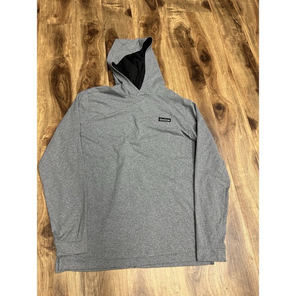 Good Good Golf Other - Good Good Golf Performance Hoodie Mens M Gray Stretch Pullover Pocket